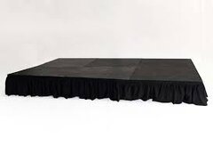 12 x16 Stage with skirt