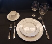 DS-Silver Dinner Set