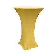 Cocktail Gold Spandex Tablecloth