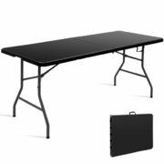 6' Black Folding Tables