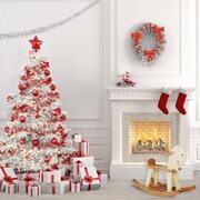 BD- Christmas Tree & Fireplace