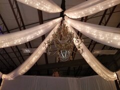 Lighted Ceiling Draping