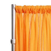 14ft Orange Sheer Curtain
