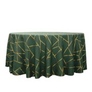 Green Pattern Linen