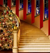 BD-Christmas Holiday Staircase 