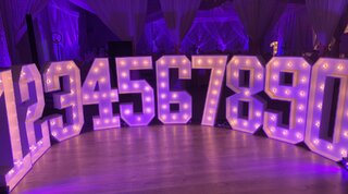 Lighted Numbers