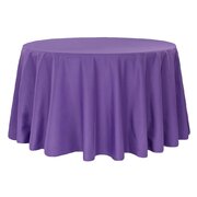 Purple Table Skirts