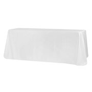 90x156 Tablecloth White