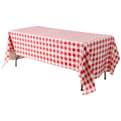 60x120 Red and White Checkered
