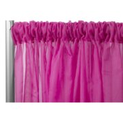 Fushia Sheer Curtain