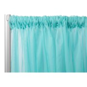 Turquoise Sheer Curtain