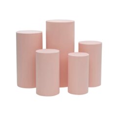 Pillar Covers Blush/Rose