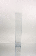 Square Tall Glass Vase