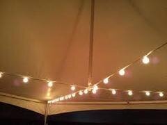 Criss Cross Design Tent Lights