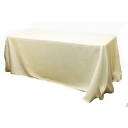 90x132 Tablecloth Ivory