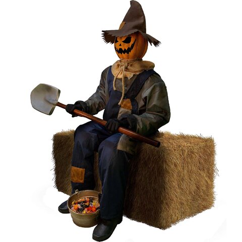 Pumpkin Man With Shovel