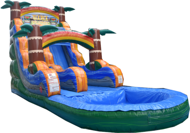 18 FT Tiki Plunge Water Slide 18 FT Tiki Plunge Water Slide
