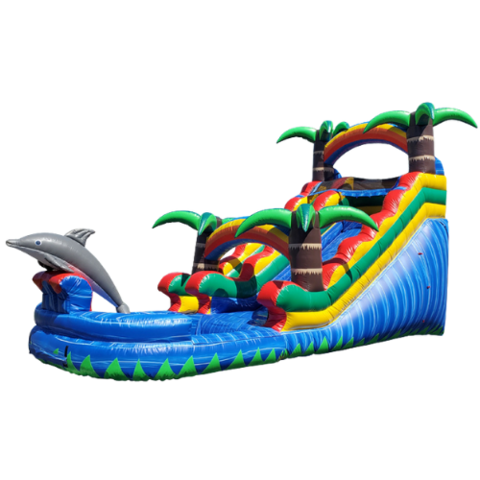 15 FT Dolphin Drop Water Slide 15 FT Dolphin Drop Water Slide