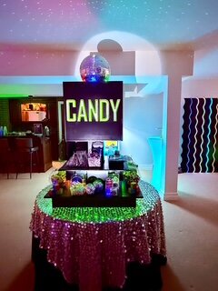 Custom Tabletop Serving Display with Containers Custom Tabletop Serving Display with Containers