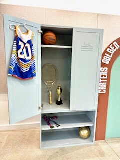 Locker display cabinet Locker display cabinet