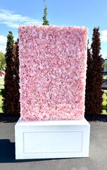 Pink Floral Wall (three-dimensional)