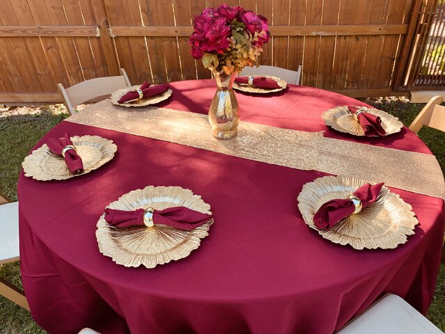 Centerpieces- Gold Vase with Silk Flowers Centerpieces- Gold Vase with Silk Flowers