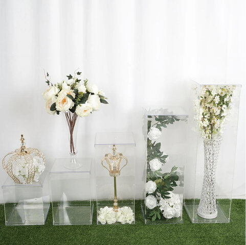 Clear Acrylic Pedestal Clear Acrylic Pedestal