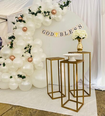 Gold Pedestals Set Gold Pedestals Set