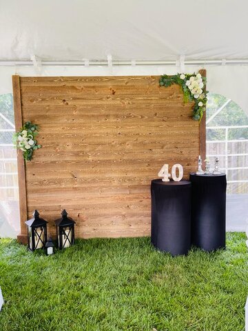 Wood Backdrop Panel 8'x8' Wood Backdrop Panel 8'x8'