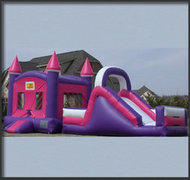 Pink Castle and Slide Combo Pink Castle and Slide Combo