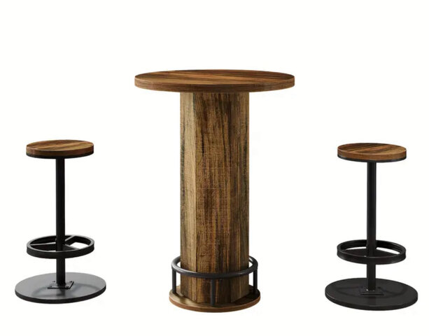Pub table w/ 2 stools Pub table w/ 2 stools