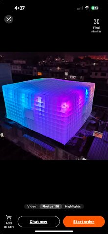White Inflatable Night Club White Inflatable Night Club