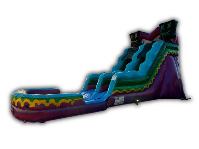 16ft Level Up Water Slide W/ XL Pool