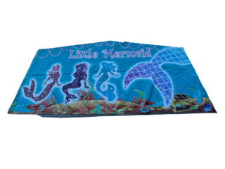 Little Mermaid Bounce House Banner