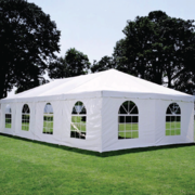 20 x 30 Please read before ordering: This is only sidewalls for Tent
