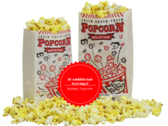 Popcorn Add-On: Additional 25 Servings 