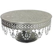 18" Cake Stand - Silver