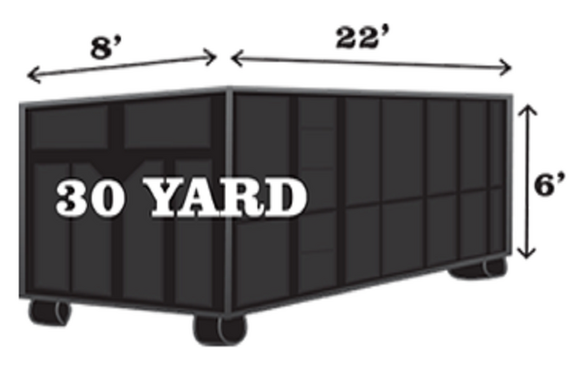30 Yard Roll Off Dumpster 30 Yard Roll Off Dumpster