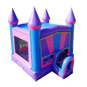 Pink and Purple Bounce house 