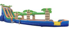 22ft Double Lane Tropical Plunge with slipnslide