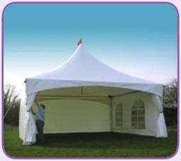 White 20' Marquee Tent Wall - Plain White 20' Marquee Tent Wall - Plain