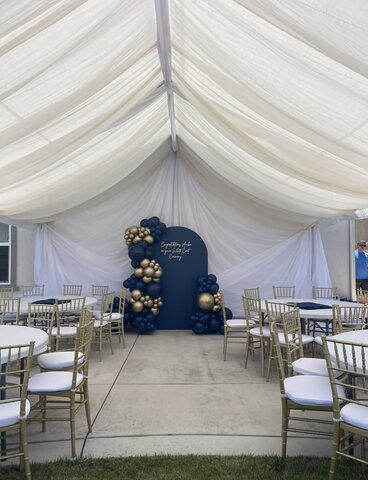 Tent draping Tent draping