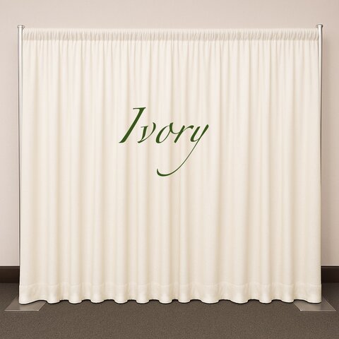 Ivory drape 8’x6’ Ivory drape 8’x6’