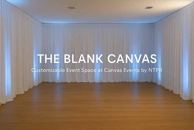 The Blank Canvas Customizable Event Space at Canvas Events by NTPR The Blank Canvas Customizable Event Space at Canvas Events by NTPR