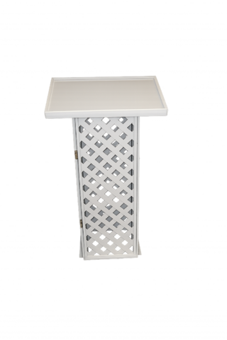White Lattice Podium 44 White Lattice Podium 44