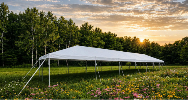 20' x 80' Tent (For up to 160 guests) 20' x 80' Tent (For up to 160 guests)
