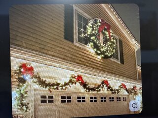 Garland on Garage
