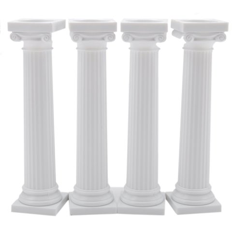 4ft White Columns 4ft White Columns