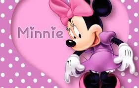 Minnie Mouse and Hearts Banner