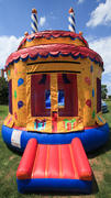 Birthday Cake Bounce House- Circle Birthday Cake Bounce House- Circle